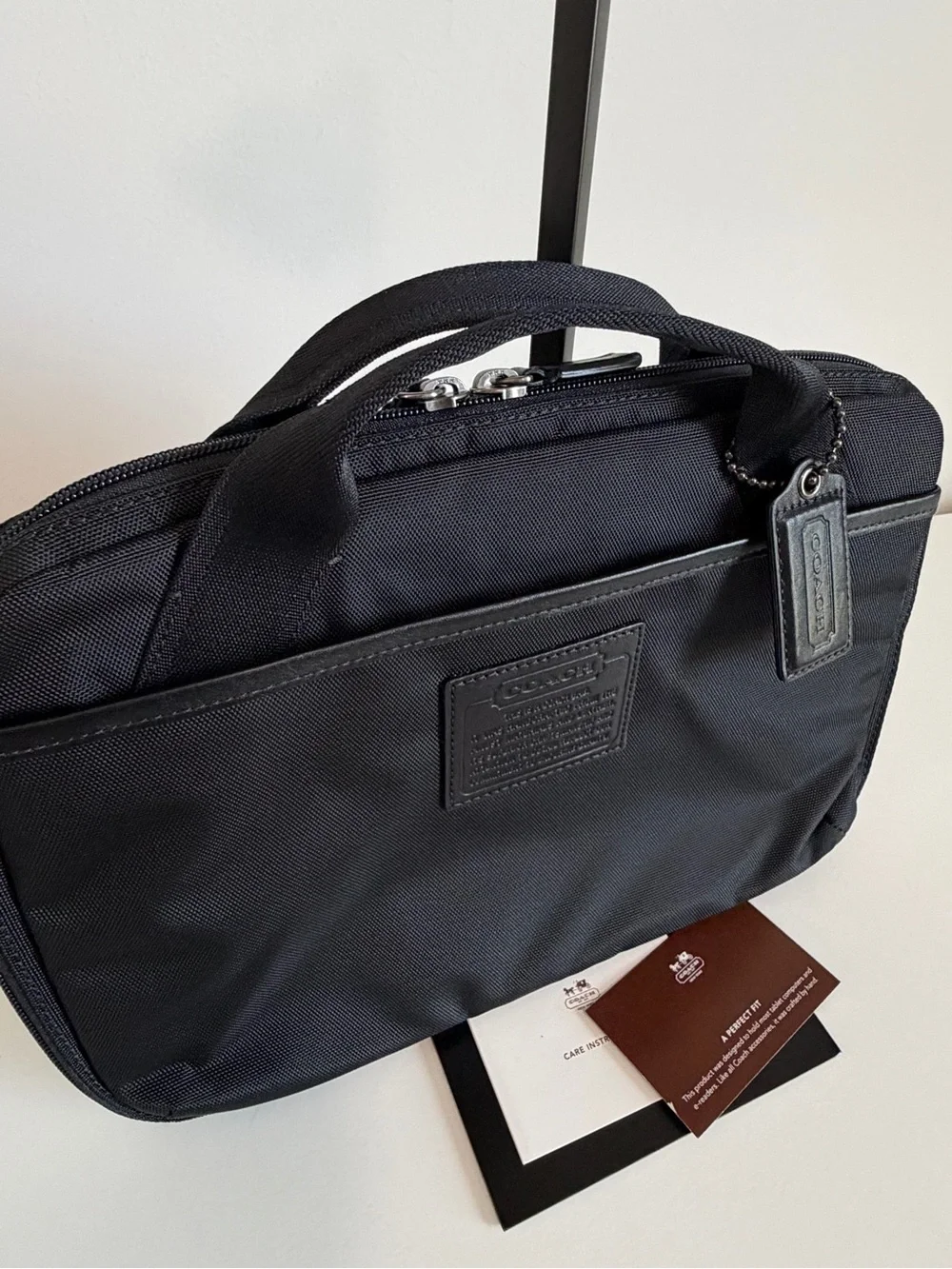 Coach laptop briefcase